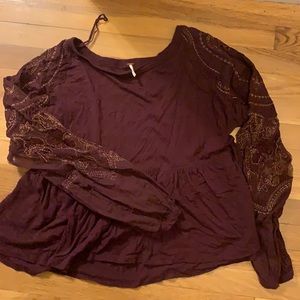 Free people long sleeve size small